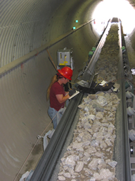 D. Wellman Surveying Conveyor Tunnel